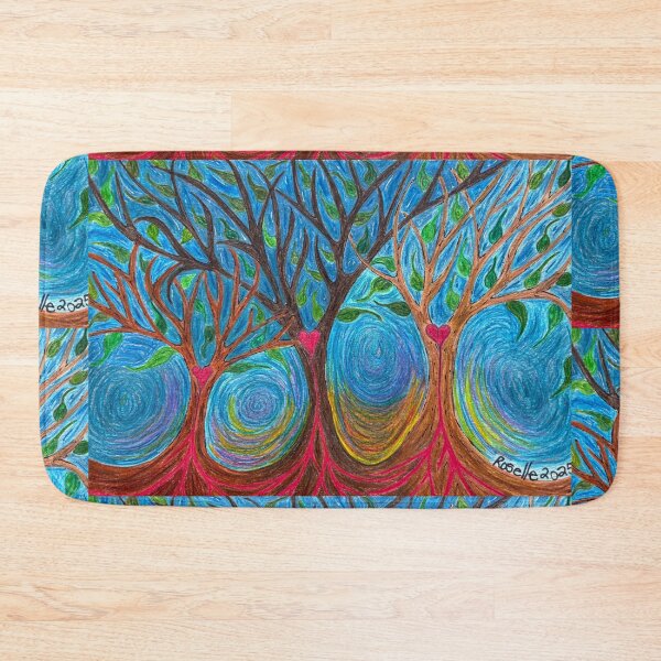 Item preview, Rooted in Love Watercolor Pencil Drawing  designed and sold by Painted Magic Studio.