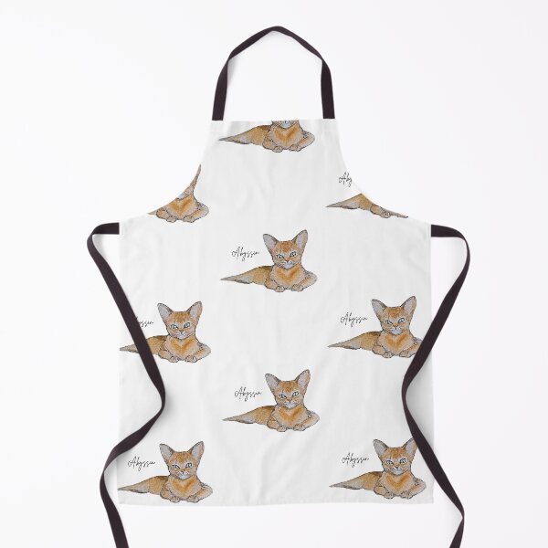 Item preview, Abyssinian cat designed and sold by Les illustrations d'Adėle L..