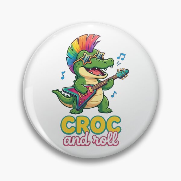 Item preview, Croc and Roll Alligator Jokes Rockstar designed and sold by Yellowriversss.