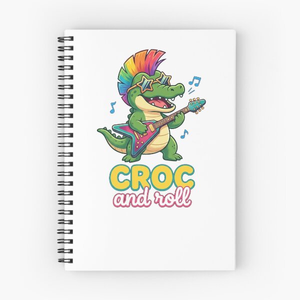 Item preview, Croc and Roll Alligator Jokes Rockstar designed and sold by Yellowriversss.