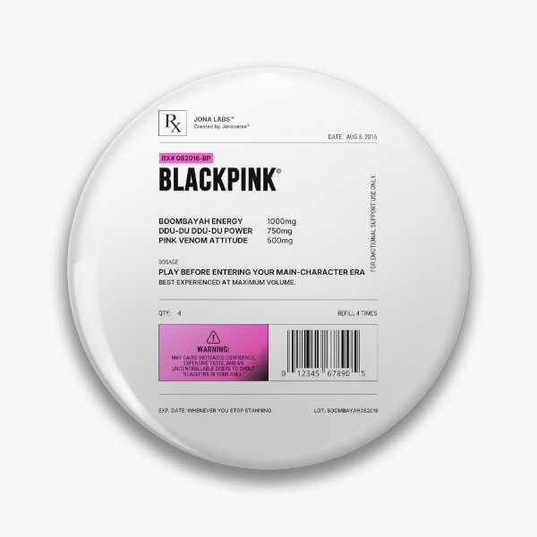 Artikelvorschau, BLACKPINK Kpop Rezeptetikett entworfen und verkauft von JONAVERSE.