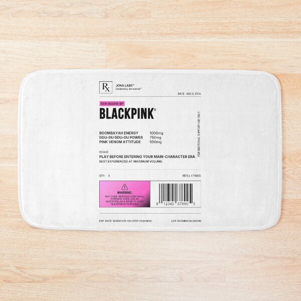 Artikelvorschau, BLACKPINK Kpop Rezeptetikett entworfen und verkauft von JONAVERSE.