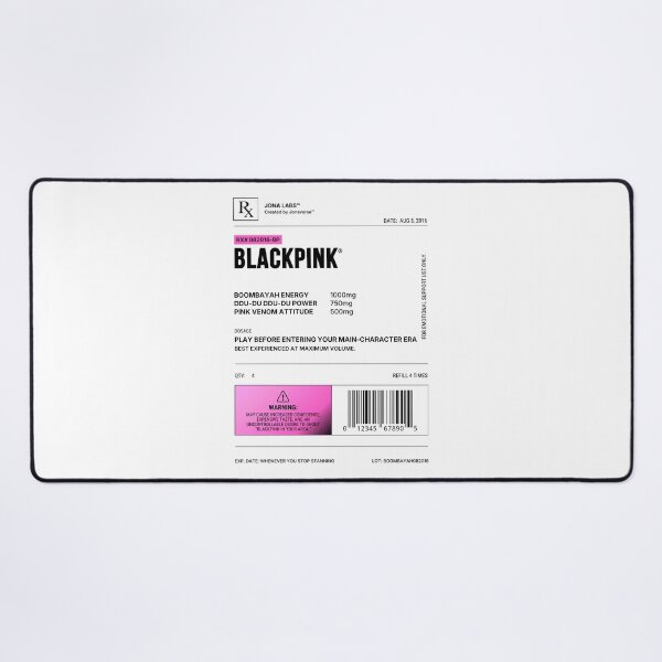 Item preview, BLACKPINK Kpop Prescription Label designed and sold by JONAVERSE.