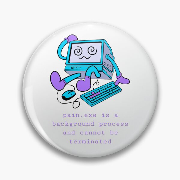 Item preview, Pain.exe designed and sold by ThisNThatCrafts.