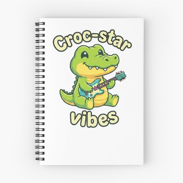 Item preview, Crocstar Funny Alligator Jokes Rockstar Vibes designed and sold by Yellowriversss.