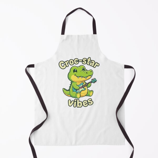 Item preview, Crocstar Funny Alligator Jokes Rockstar Vibes designed and sold by Yellowriversss.