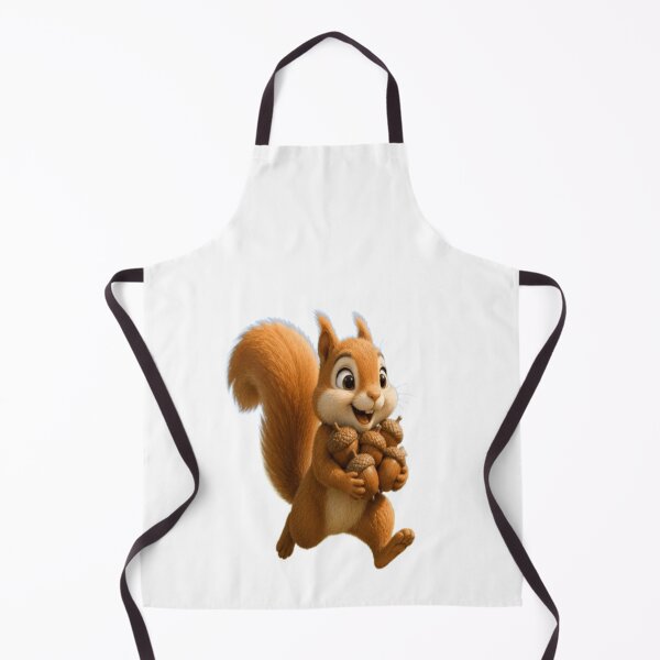 Item preview, Cute Squirrel Carrying Acorns Cartoon designed and sold by WantStyleyou.