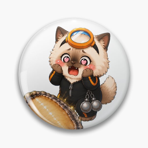 Item preview, KOREA HAENAM - Cute Chibi Ragdoll Cat Love Abalone Sticker designed and sold by KOREA-HAENAM.