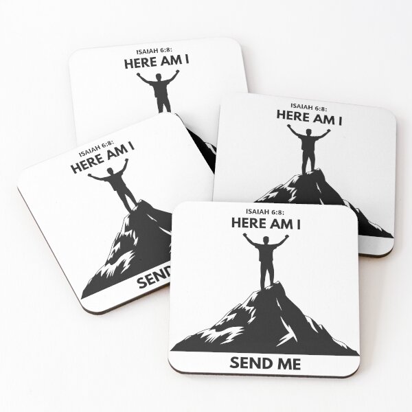 Item preview, Isaiah 6:8: Here Am I Send Me - Christian Faith T-Shirt Light Edition designed and sold by THEDREAMCHASER.