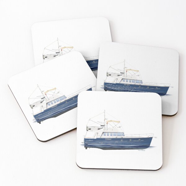 Item preview, BENETEAU SWIFT TRAWLER 42  designed and sold by Grubby Fingers Aircraft Illustration.
