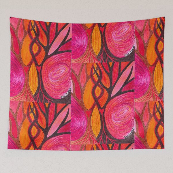 Item preview, Soulmates Watercolor Pencil Drawing designed and sold by Painted Magic Studio.