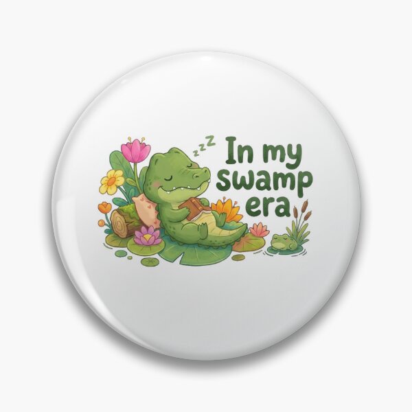 Item preview, In My Swamp Era Funny Alligator Gator Meme designed and sold by Yellowriversss.