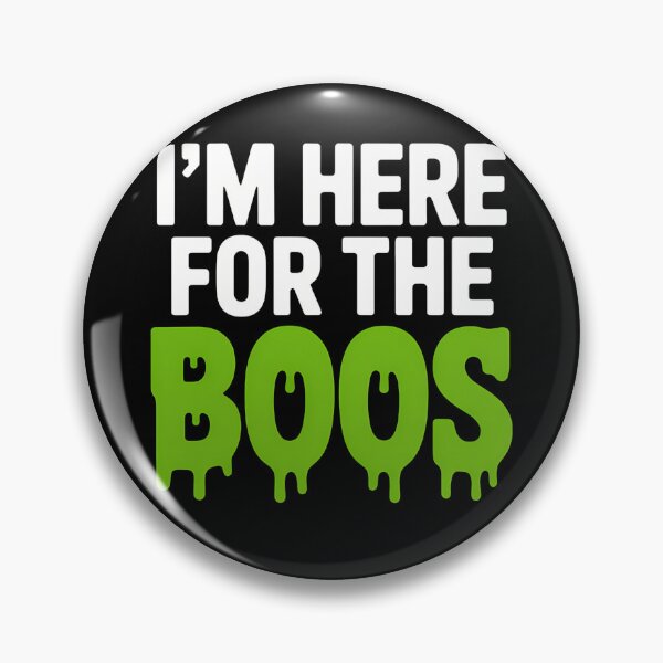 Item preview, I'm Here For The Boos Funny Halloween Ghost Pun Shirt designed and sold by Raw Tigers.