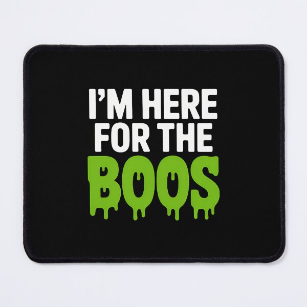 Item preview, I'm Here For The Boos Funny Halloween Ghost Pun Shirt designed and sold by Raw Tigers.