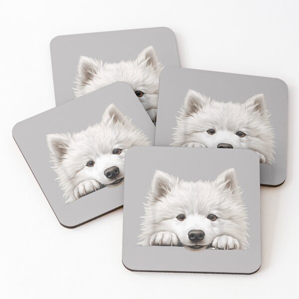 Item preview, Samoyed Dog Mom Dad New Puppy Peeking designed and sold by GreggRoss.