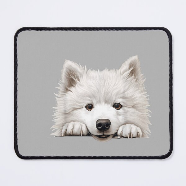 Item preview, Samoyed Dog Mom Dad New Puppy Peeking designed and sold by GreggRoss.