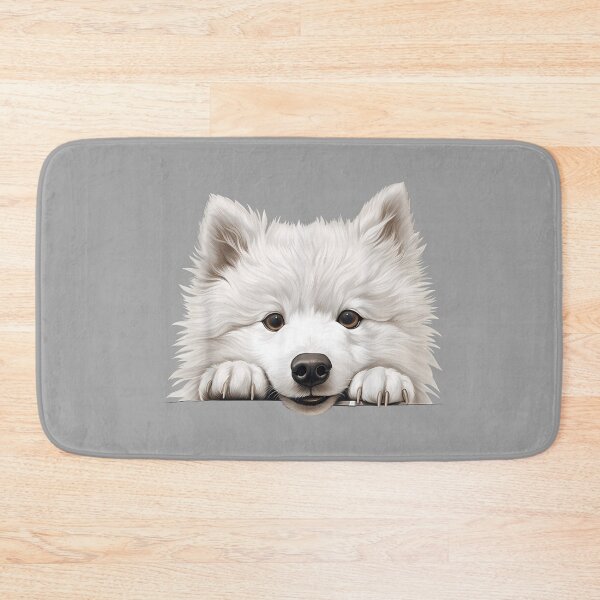 Item preview, Samoyed Dog Mom Dad New Puppy Peeking designed and sold by GreggRoss.