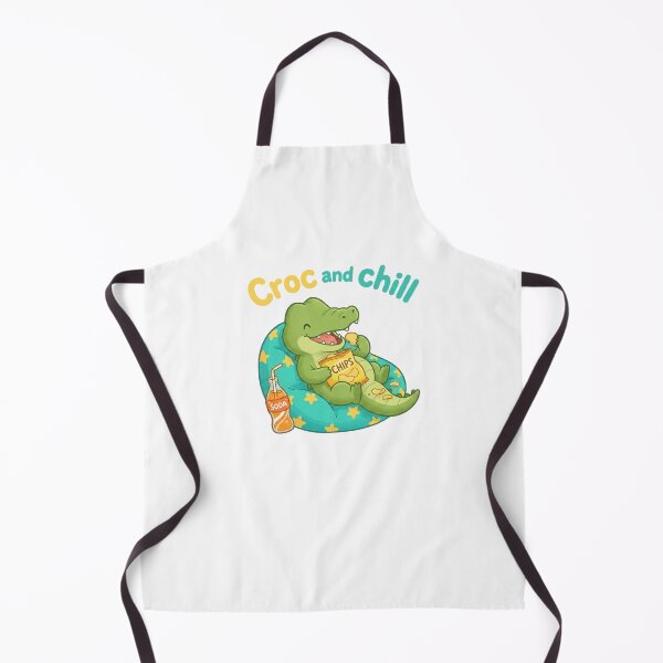 Item preview, Croc and Chill Introvert Girl Funny Alligator Jokes designed and sold by Yellowriversss.