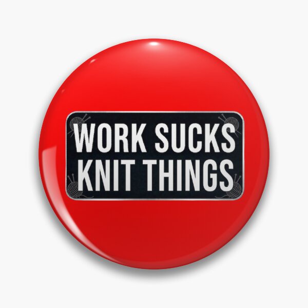 Item preview, Work sucks knit things designed and sold by unionpride.