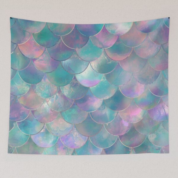 Item preview, Soft Shiny Pretty Mermaid Print designed and sold by SeaStarMermaids.