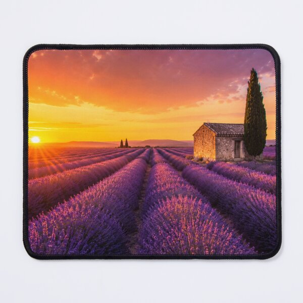 Item preview, Lavender Fields of Provence at Sunset designed and sold by Pond21.