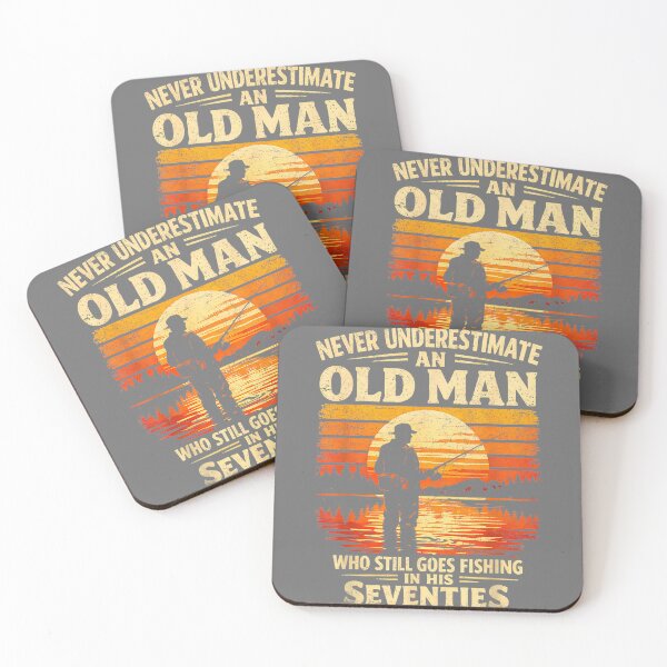 Item preview, Never Underestimate an Old Man Who Goes Fishing in His 70s_2 designed and sold by KristineLi.