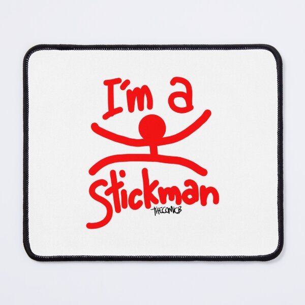 Item preview, I'm A StickMan Jumping Red designed and sold by THECOMICBStore.
