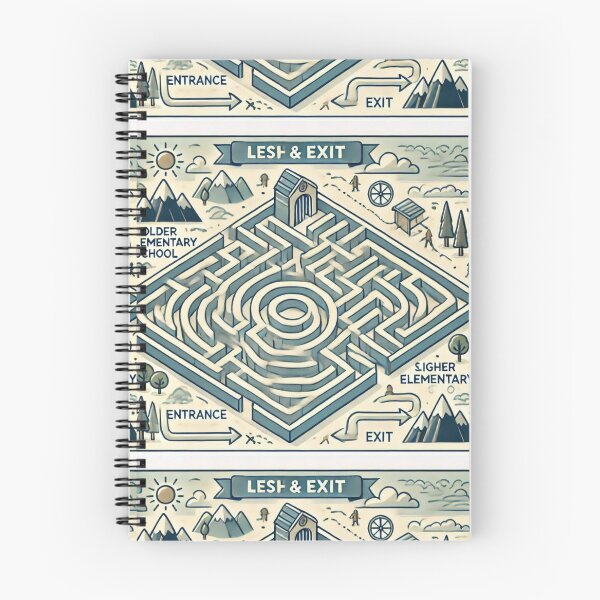 Item preview, Escape the Maze – Vintage Puzzle Adventure Art designed and sold by EchoWave11.