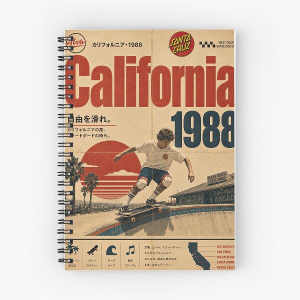 Item preview, California 1988 Vintage Skate Culture Japanese Retro designed and sold by obstinator.