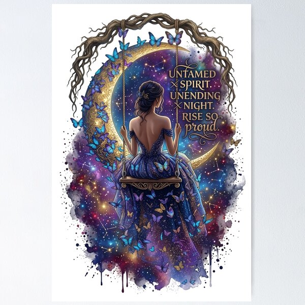 Item preview, Untamed Spirit Moon Night Rise Proud designed and sold by Sovereign Supply Co..