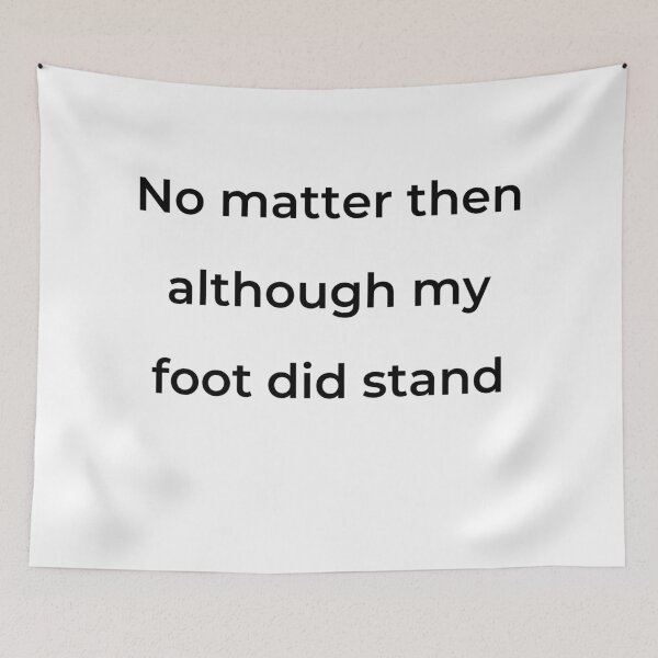 Item preview, "No matter then although my foot did stand" - print black designed and sold by ariksworld.