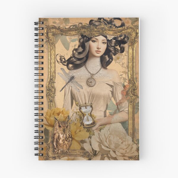 Item preview, Victorian Botanical Portrait | Dark Academia Vintage Collage designed and sold by Skayana.