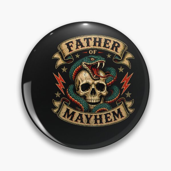 Item preview, Father of Mayhem Men Dad Funny Father's Day Matching Family designed and sold by FrankIsabel.