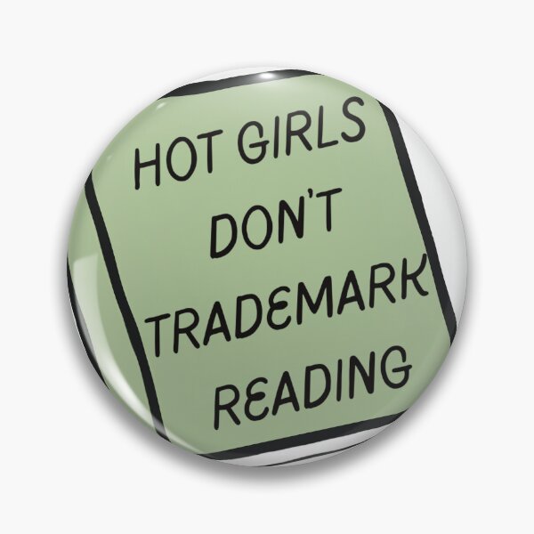 Item preview, hot girls don't trademark reading (green) designed and sold by KraftCreates .
