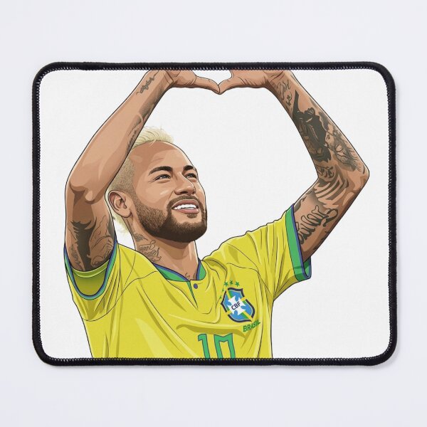 Item preview, Brazil Football Star Heart Celebration designed and sold by shoppypod.
