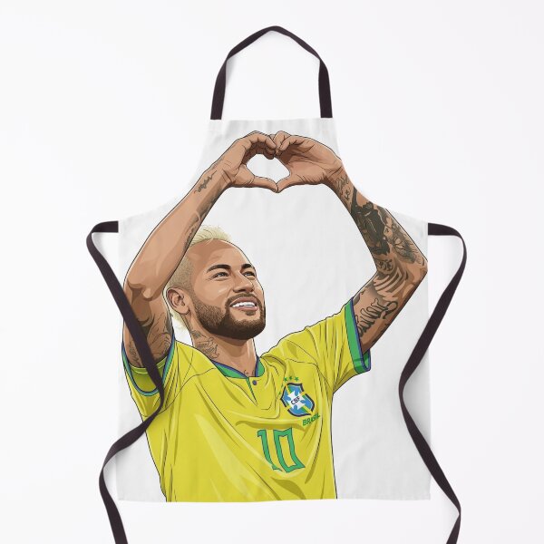 Item preview, Brazil Football Star Heart Celebration designed and sold by shoppypod.