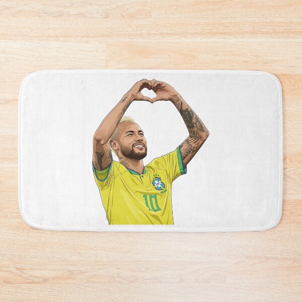 Item preview, Brazil Football Star Heart Celebration designed and sold by shoppypod.
