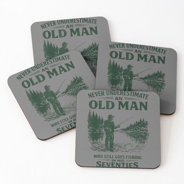 Item preview, Never Underestimate an Old Man Who Goes Fishing in His 70s designed and sold by KristineLi.