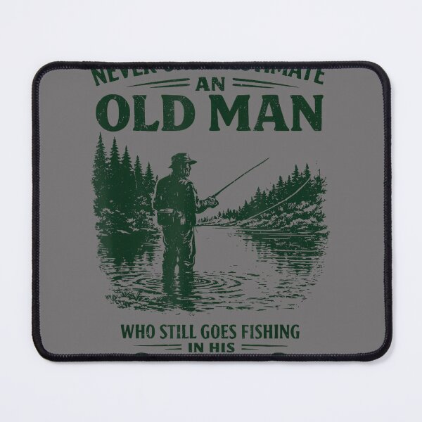 Item preview, Never Underestimate an Old Man Who Goes Fishing in His 70s designed and sold by KristineLi.