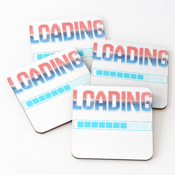 Item preview, Retro Loading Bar - Gamer Progress Status Graphic designed and sold by GraphixByHub.