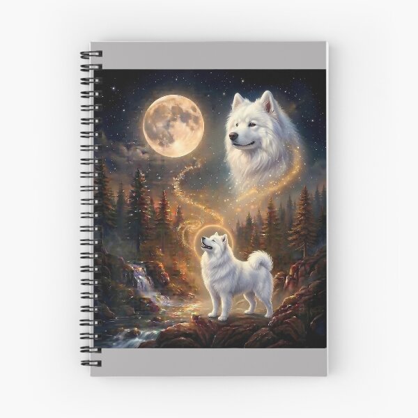 Item preview, Samoyed Howling At The Moon Funny Samoyed Dog designed and sold by GreggRoss.