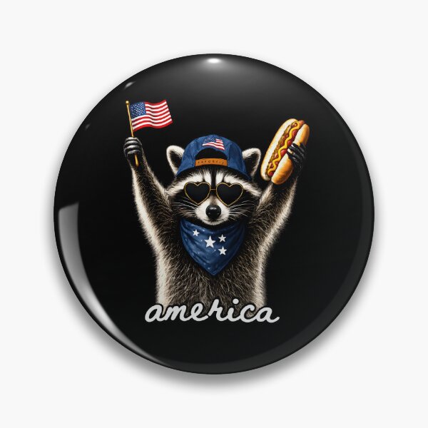 Item preview, Patriotic Raccoon America designed and sold by Necesario88.