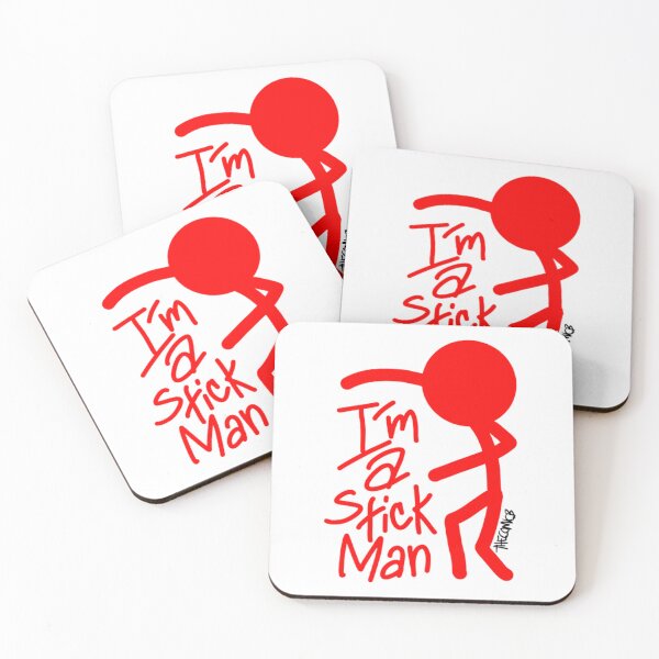 Item preview, I'm A StickMan Giant Red designed and sold by THECOMICBStore.