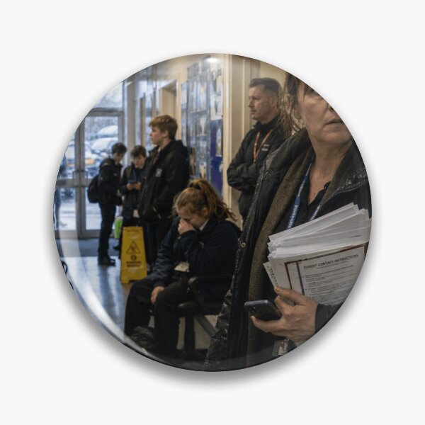 Item preview, British School Corridor Crisis | Civilian Home Front Modern War Wall Art designed and sold by Element Horizon Studio.