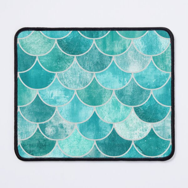 Item preview, Teal Green Mermaid Print designed and sold by SeaStarMermaids.