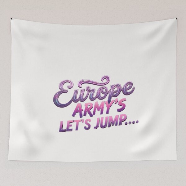 Item preview, Europe Army’s Let’s Jump Concert Graphic designed and sold by RADesignHub.