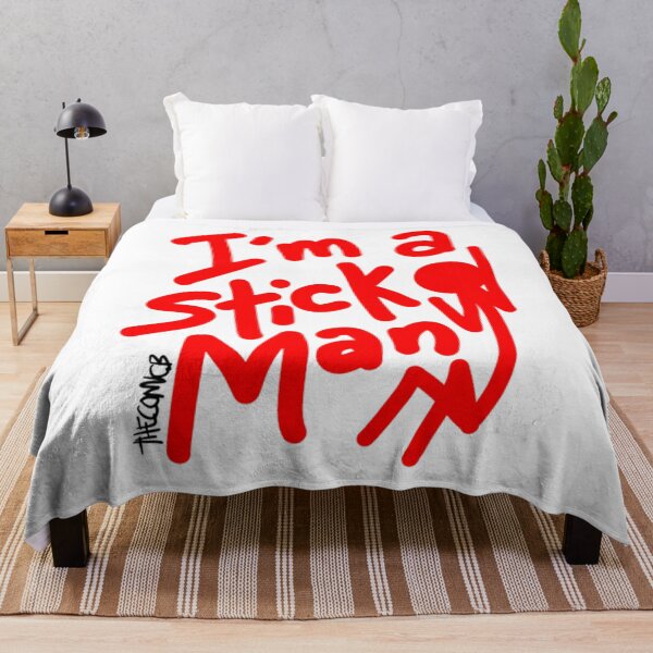 Item preview, I'm A StickMan Claustrophobic Red designed and sold by THECOMICBStore.