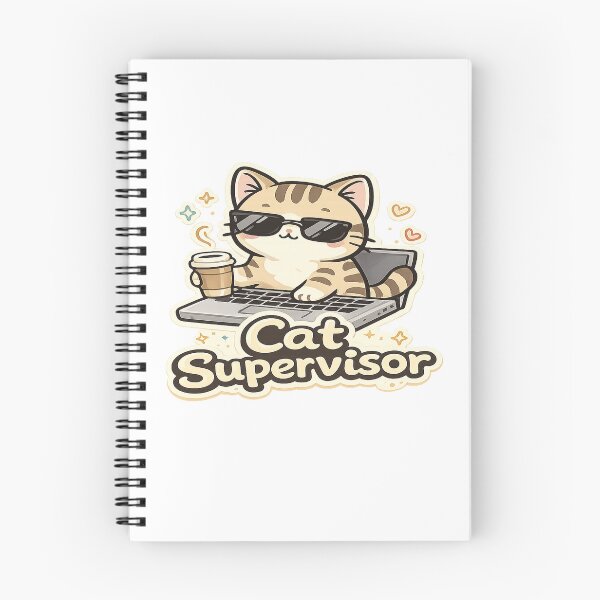 Item preview, Cat Supervisor designed and sold by Strong-GYM.