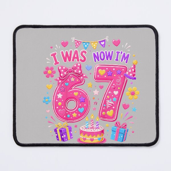 Item preview, 7th Birthday Girls I was 6 Now I'm 7 Girl Turning 7 Birthday designed and sold by MabelWells.
