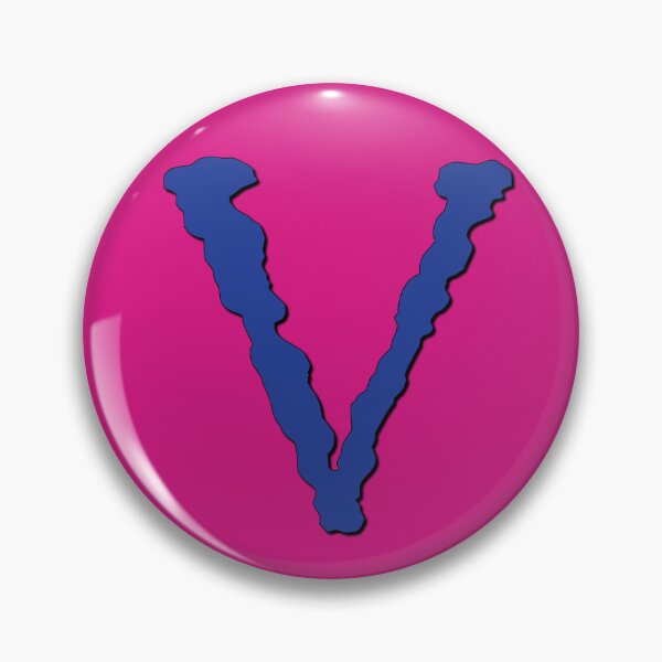 Item preview, V Letter, The Letter V designed and sold by CharlottePlaceArt.